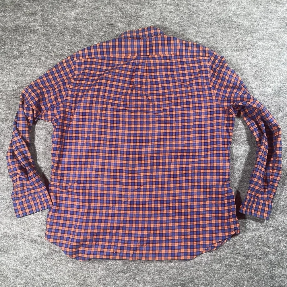 Polo Ralph Lauren Men's Red Plaid Long Sleeve Button-Down Shirt, X-large
